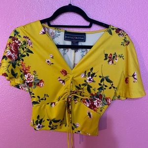 Flower Crop Top